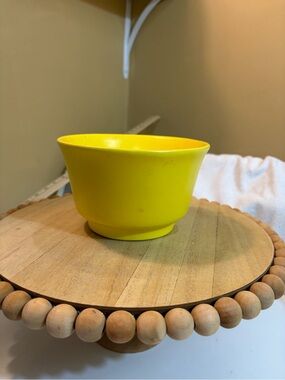 Yellow Ceramic Accent Vase - Modern Home Accent